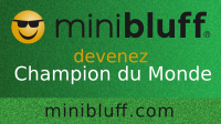 Gerald joue au Minibluff